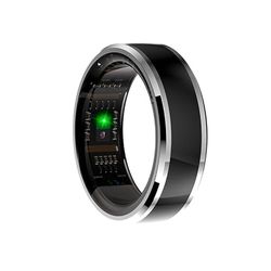 Smart Ring Cool Health + Base Powerbank (Shälsa, sport, sömn) storlek 19 mm, svart, Mediano