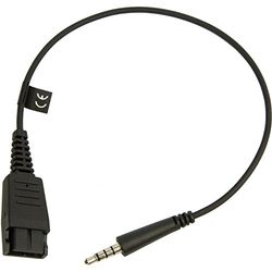 Jabra - Cable alargador Recto de 3.5 mm, desconexión rápida