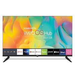 Cello Smart TV 43" LG WebOS HD Ready Televisore con Triplo Sintonizzatore S2 T2 FreeSat Bluetooth Disney+ Netflix Apple TV+ Prime Video Made in Europe