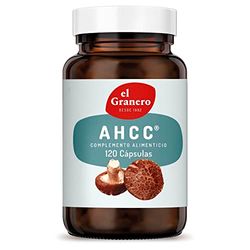 El Granero Integral - AHCC Supralif - 120 Cápsulas - Elaborado a Base de Extracto de Micelio de Shiitake Estandarizado en Polisacáridos - Ayuda a Fortalecer el Sistema Inmune