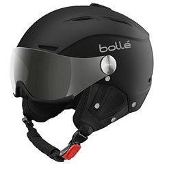Bollé Backline Visor - Casque de Ski 2 en 1 avec Visière Chic - Ventilation Ajustable - Oreillettes Amovibles - Coque ABS - Doublure Polaire