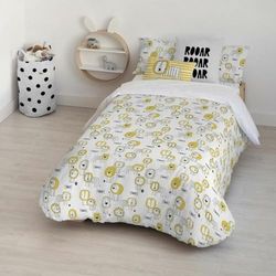 Kids&Cotton Housse de Couette Dakari Small Blanc/Noir 175 Fils 180 x 220 cm 180 x 240 cm