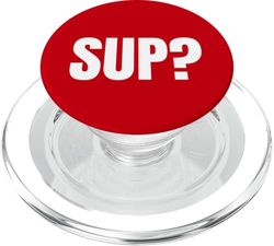 ¿SUP divertido? Sarcástico ¿Qué pasa? PopSockets PopGrip para MagSafe