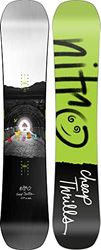 Nitro Snowboards Herr Cheap Trills Wide '23, Freestyleboard, Twin, platt Out Rocker, Urban, Wide, för stora fötter