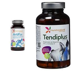 ARTIFIN 60 CAP MUNDONAT + Tendiplus Bisglicinato de Magnesio, Zinc y Complejo B, 90 Capsulas