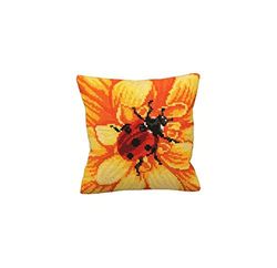 Collection d'Art Cross Stitch Cushion: Gerbera