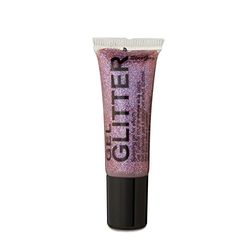 Gel Glitter Pink. Sparkling Glitter for your face & body with fine nib applicator