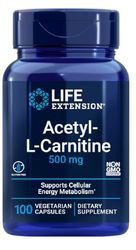 Life Extension - Acetyl-L-Carnitine 500mg, 100 Cápsulas vegetales