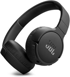 JBL Tune 670NC Cuffie On-Ear Bluetooth Wireless, con Cancellazione Adattiva del Rumore, SmartAmbient, VoiceAware, JBL Pure Bass Sound, Connessione Multipoint, fino a 70 Ore di Autonomia, Nero