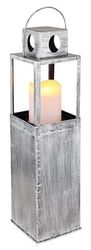 Tour solaire décorative 1200 K, effet feu, 50 x 13 cm, IP44, idéale pour éclairer et embellir les jardins et les terrasses.