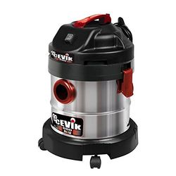 Cevik CE-PRO20X - Aspirador eléctrico industrial.1250 W. 20 lt. Contenedor acero inox. Accesorios incluidos, Gris Métallisé
