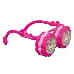 Mondo 40003 Barbie Glasses-40003, Make-upset bestående av 1 modeglasögon, 3 kompakta ögonskuggor, 1 applikator, 1 Bluetooth-fodral, Multicolor