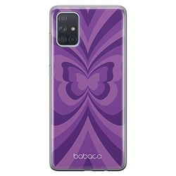 ERT GROUP etui na telefon Samsung A71, case oryginalny i oficjalnie licencjonowany przez Babaco, wzór Butterflies 001, optymalnie dopasowane, plecki z TPU