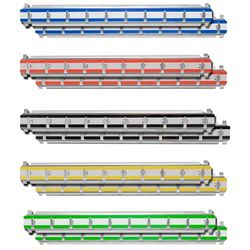 BARSKA AF13684 Labeled Key Shelves w/ 101-200 Numbered Hooks for Key Cabinets