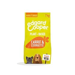 Edgard & Cooper Pienso para Perros Adultos, (Zanahoria & Calabacin, 7kg) Comida para Perros Seca Natural Sin Gluten Pienso Vegano, Alimentación Sana Sabrosa y Equilibrada