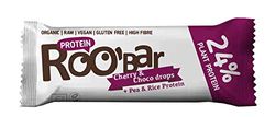 Roo'bar Barre Protéinée Cerise & Pépites de Chocolat - Bio & Vegan - 40g