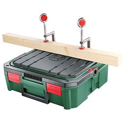 Bosch Caixa de ferramentas SystemBox com bancada de trabalho integrada (tamanho S, acessórios para serra de recortes Bosch PST 700, em caixa)