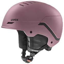 uvex Wanted - Casque de Ski pour Hommes et Femmes - Réglage de la Taille Individuel - Ventilation Optimisée - Bramble - Black Stripes Matt - 58-62 cm