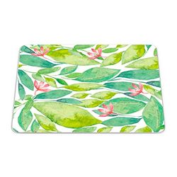 Bonamaison, Rechthoek Pop Art Digital bedrukte muismat, antislip onderkant, voor kantoor en thuis, grootte: 22x18 cm