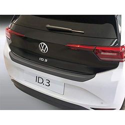 RGM Protezione paraurti Posteriore ABS Compatibile con Volkswagen ID.3 2020- Nero