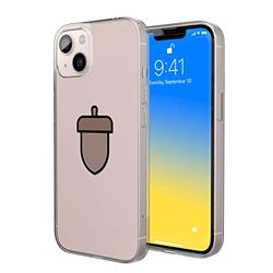 Bonateks, Custodia stampata digitale, compatibile con iPhone 14, custodia per cellulare, custodia protettiva, antiurto, silicone, flessibile, trasparente