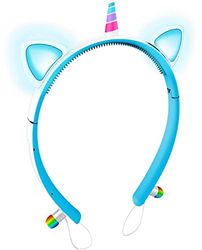 eKids HY-FUNI-EU-BLU opaska na głowę Bluetooth, niebieska