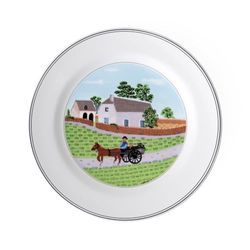 Villeroy & Boch Design Naif Prato liso de 27 cm multicolorido, adequado para máquina de lavar louça, adequado para micro-ondas, prato cerâmico, louça, prato de porcelana, premium Porcelain