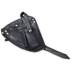 Bandolera porta útiles negra especial para peluquería (tijeras, navajas,…) alta calidad tamaño compacto IJS By DoriBell