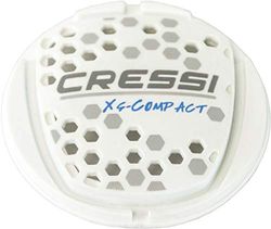 Cressi Cover Button Bouton de Purge du Couvercle Unisex-Adult, Blanc, One Size