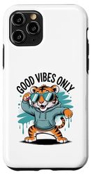 Tigre Dabbing Con Occhiali Da Sole Custodia per iPhone 11 Pro