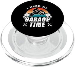 Dirt Bike e Motocross Garage Design per Uomo e Donna PopSockets PopGrip per MagSafe