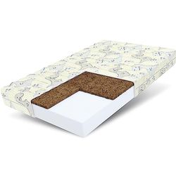 FDM Calm - Colchón Infantil (80 x 180 cm, Espuma fría, Altura 10 cm, Grado de dureza H3, H4, Certificado Öko-Tex, hipoalergénico, Funda Lavable de Fibra de Coco, Funda de colchón de Dinosaurio)