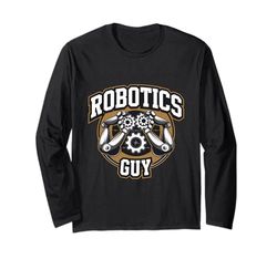Robotica Guy Robotica Robot Ingegnere Maglia a Manica
