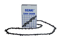 Greenstar 34698 ketting, Ozaki, vierkant, 3/8 inch, 050, 1,3 mm, 67 inch, zwart