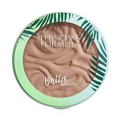 Physicians Formula - Murumuru Butter Bronzer - Bronzage du Visage, à Base de Beurre de Murumuru, avec Effet Illuminateur - avec Applicateur Eponge - Deep Bronzer