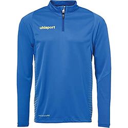 uhlsport Score 1/4 Zip Shirt Homme Sweatshirt, azurbleu/limonenjaune, XXL