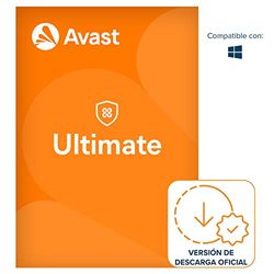 Avast Ultimate 2024 - Antivirus Avast Premium Security con Avast SecureLine VPN y Avast Cleanup Premium | 1 Dispositivo | 1 Año | PC/Mac | Código de activación enviado por email