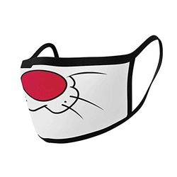 PYRAMID Unisex's Looney Tunes (Sylvester) Face Covering , Black, 12