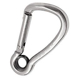 Okänd Kong HARNESKKL karbinhake med ögonbindel Karbinhake, Vuxna Unisex, INOX (Silver), 100mm