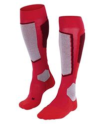 FALKE Sk2 Intermediate Wool W Kh Lana Filo Funzionale Caldi Spessi, Calzini da sci Donna, Rosso Rose 8680, 39-40