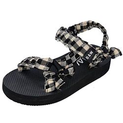 Conguitos MIA, sportsandalen voor dames, Blanco Y Gris, 35 EU