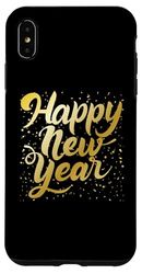felice anno nuovo, nuovo partito anno 2023 Custodia per iPhone XS Max