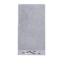 Sancarlos Fish Towel, 100% Cotton Terry, Grey, Towel