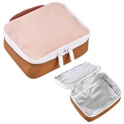 BÉABA, Koeltas voor lunch, lunchbox, lunchbox, geïsoleerd, waterdicht, naamplaatje, inhoud 2,7 l, grote ritssluiting, gomeffect, Faro, stoffig roze