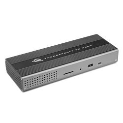 OWC Thunderbolt Go Dock, 11 porte, Thunderbolt 4, alimentatore integrato, ricarica da 90 W, compatibile con iPad, Mac Thunderbolt e USB-C, PC, Chromebook e dispositivi Android, OWCTB4DKG11P