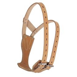 Weaver leren halsband, in presentatiedoos, Medium, roest