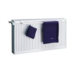 XI Max - Supporto per Asciugamani per radiatore Compatto, Lunghezza: 940 mm (Lunghezza effettiva del binario: 92,5 cm), Bianco