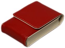 digiETUI läder röd Sony WX 220, röd, 15 cm, Axelväska