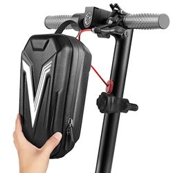 Vitalismo Elektrische scootertas, scooteraccessoires voor volwassenen, kickscooter, voortas, waterdichte EVA E scooter opbergtas 2 l, universele scooter stuurtas (2 l)