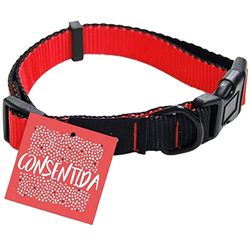 Consentida CN205429 obroża Basic T-2, 28-45 x 1,5 cm, M, czerwony